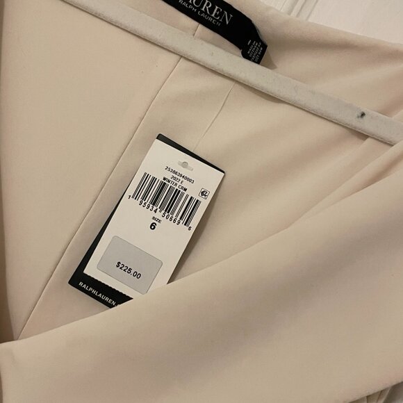 NWT Ralph Lauren JERSEY OFF THE SHOULDER DRESS - mascarpone cream IVORY - Picture 6 of 16